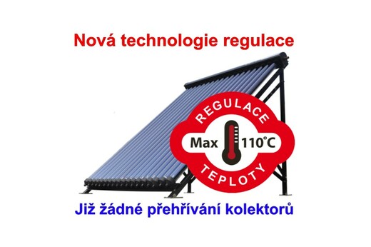 Inovativní regulace teploty moderních solárních kolektorů.