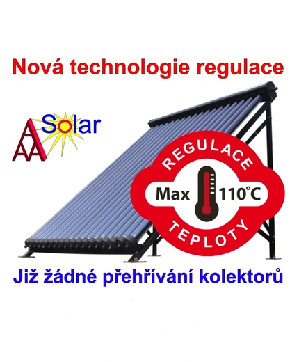 Trubicový kolektor s regulací teploty AAA SOL-20TRT s konstrukcí