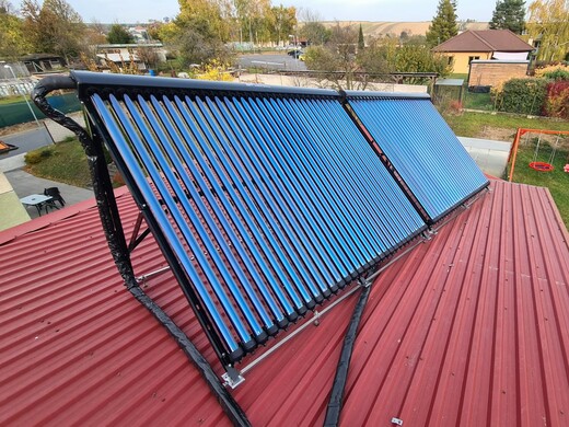 termický solární ohřev užitkové vody s přitápěním