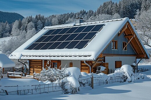 Nastavení fotovoltaiky na zimní provoz.